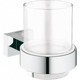 Держатель для стакана стекло Grohe Essentials Cube 40755001 хром